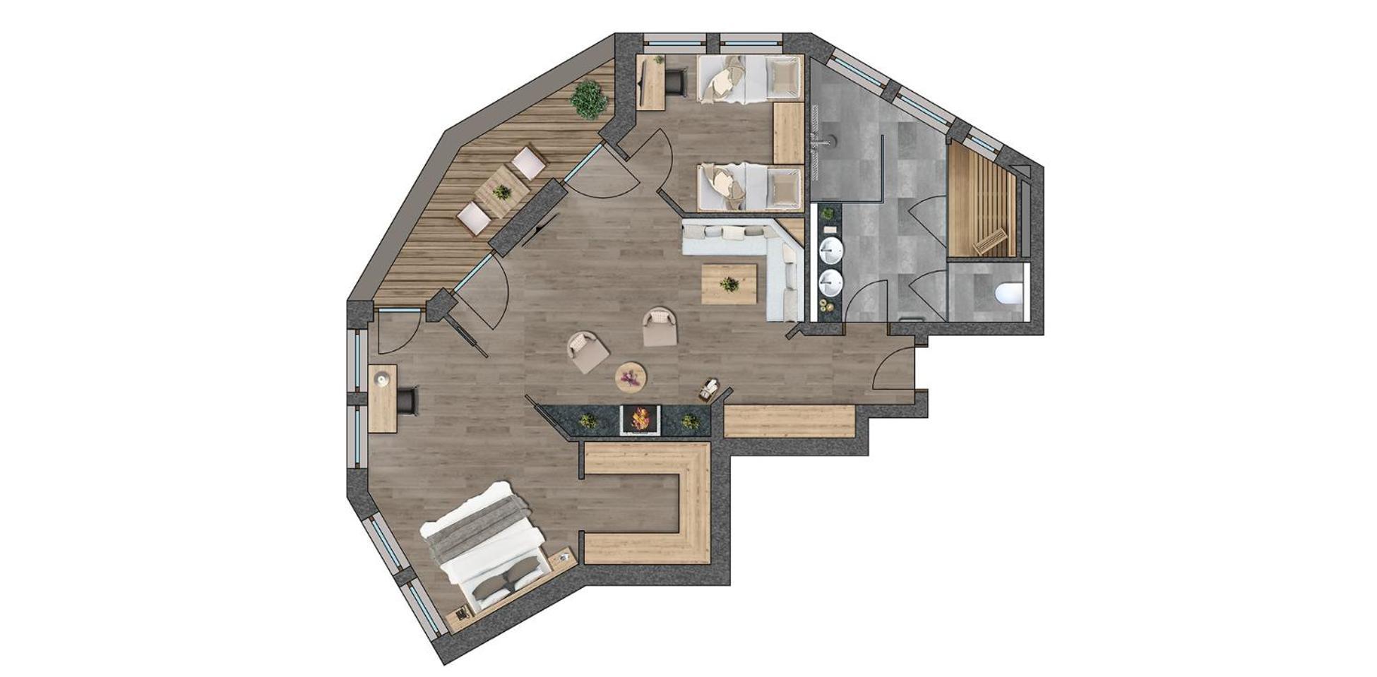 Hotel Der Unterschwarzachhof Saalbach-Hinterglemm Habitación foto